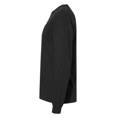 Long Sleeve Pocket Tee in Black - image 3