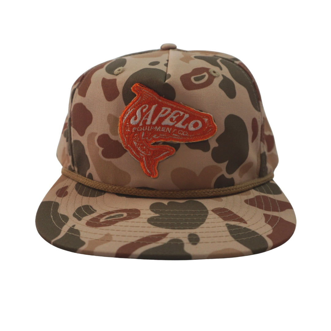 Old’s Cool Delta Camo x Tarpon Rope Snapback