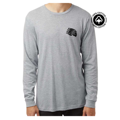Long Sleeve Tee in Heather Grey