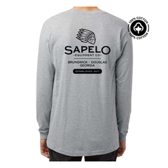 Long Sleeve Tee in Heather Grey - image 2