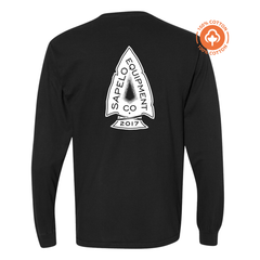 Long Sleeve Pocket Tee in Black - image 2