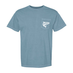 Ice Blue Tarpon Pocket Tee