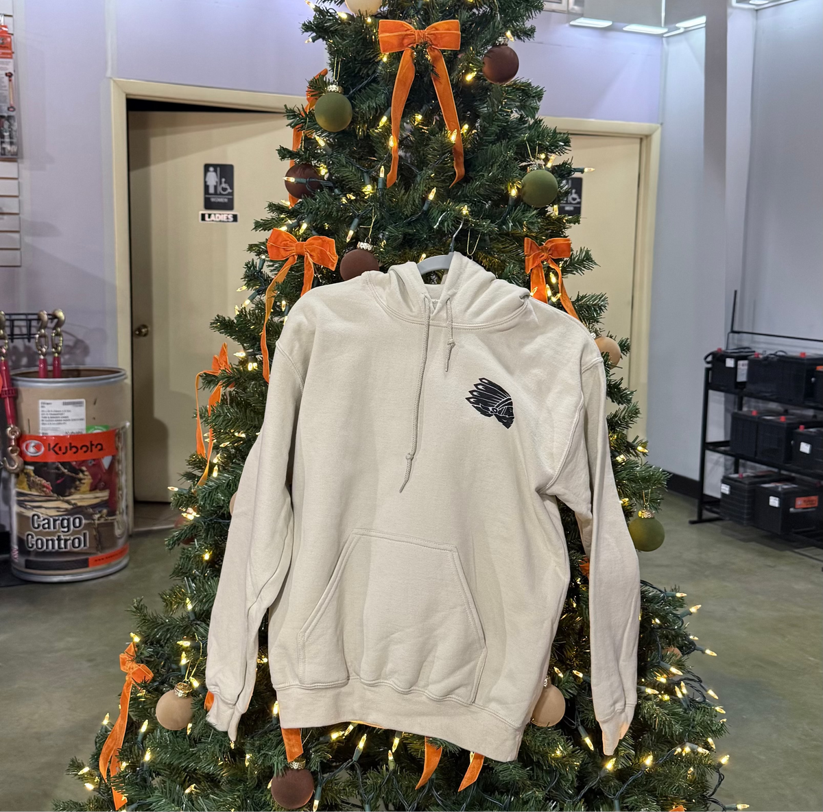 Beige x Black Hoodie