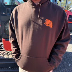 Brown x Orange Hoodie - image 4